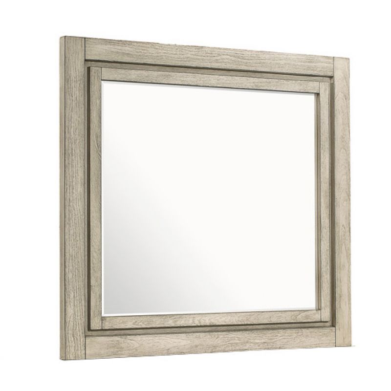 New Classic Furniture - Ashland Mirror-Rustic White - B923W-060