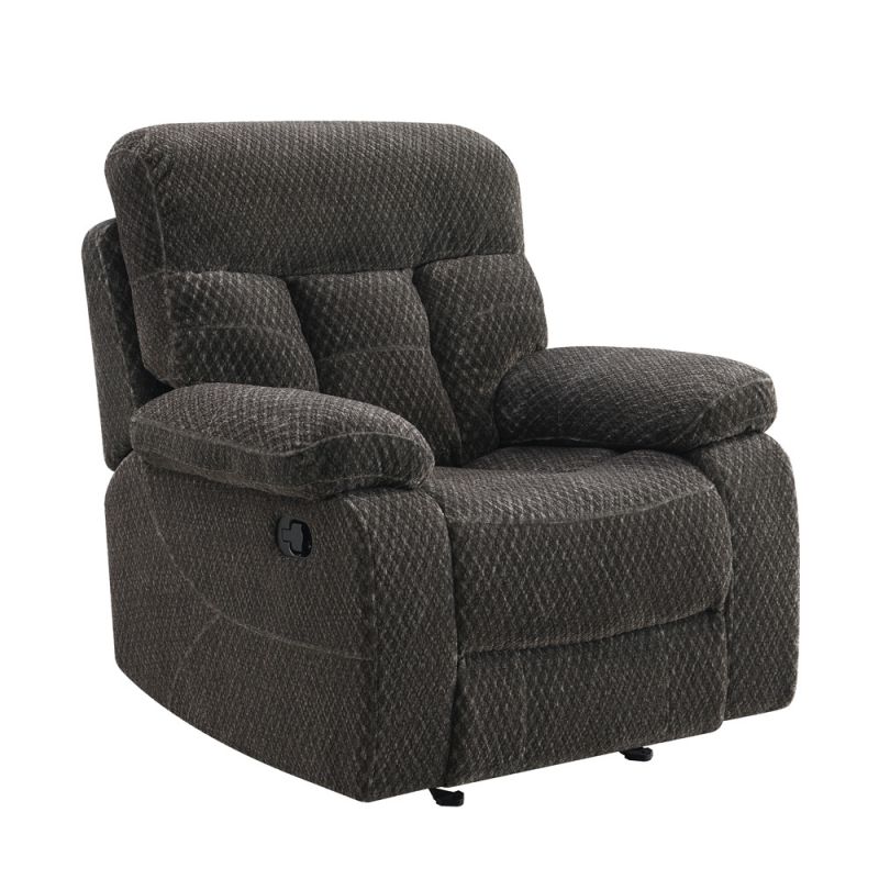 New Classic Furniture - Bravo Glider Recliner-Charcoal - U1165-13-SLP