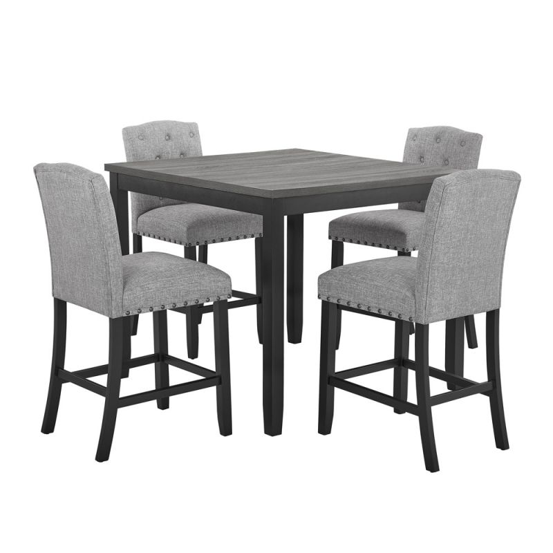 New Classic Furniture - Daphne 5 Pc Gray 42