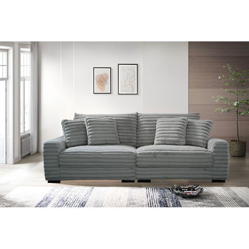 New Classic Furniture - Embrace - 2 Pc Sofa Gray - 20-5482G-2NP