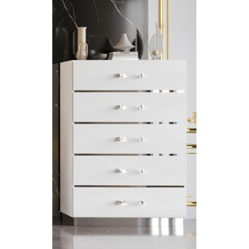 New Classic Furniture - Europa Chest- White - B1840-070