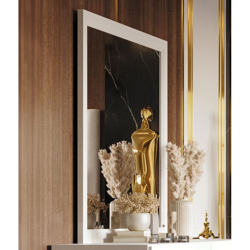 New Classic Furniture - Europa Mirror- White - B1840-060