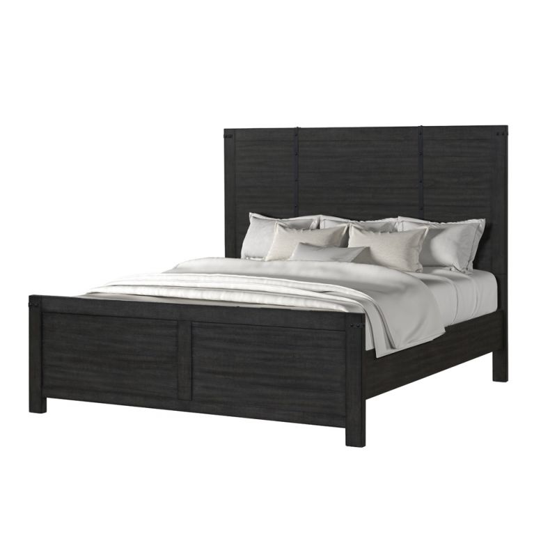 New Classic Furniture - Galleon Wood Queen Bed, Rustic Gray - 00-B1111G-300