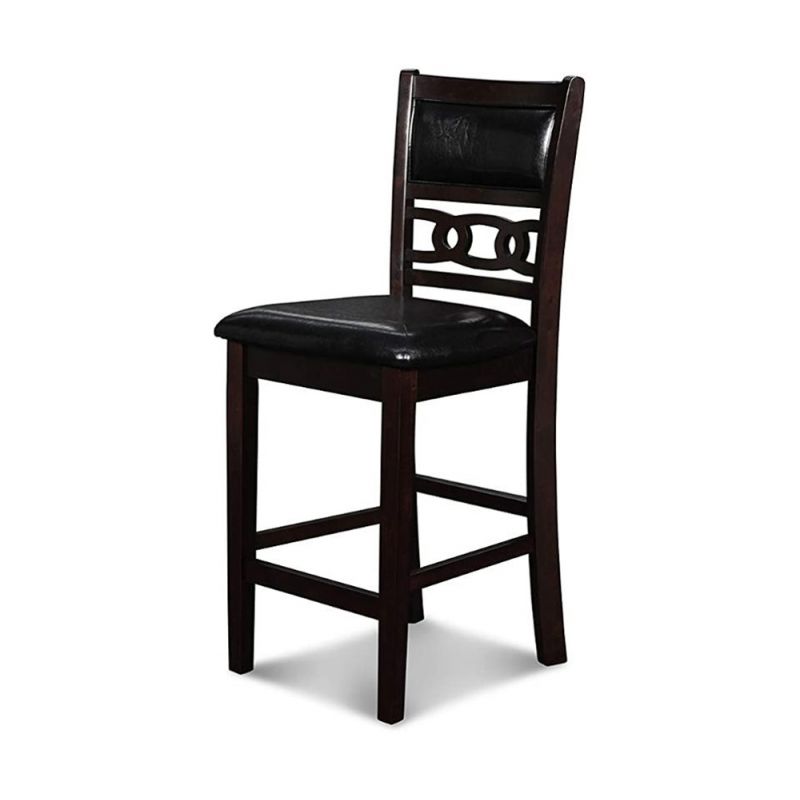 New Classic Furniture - Gia Counter Chairs (Set of 2) -Ebony - D1701-22-EBY