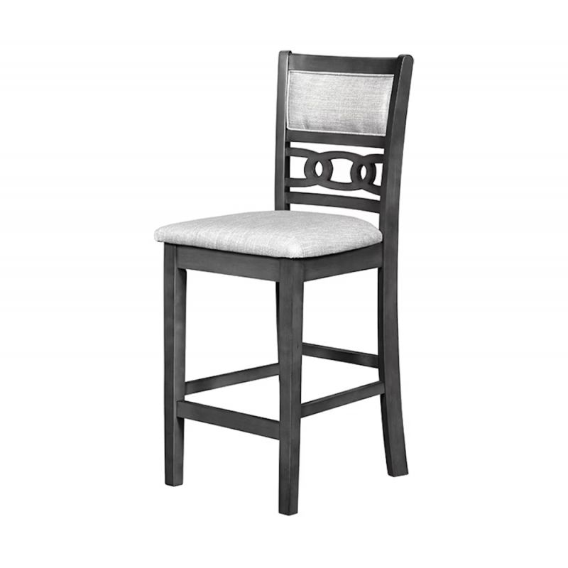 New Classic Furniture - Gia Counter Chairs (Set of 2) -Gray - D1701-22-GRY