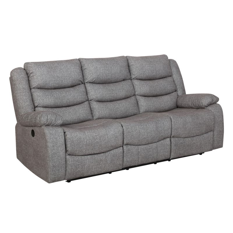 New Classic Furniture - Granada Dual Recliner Sofa With power Fr-Gray - U1598-30P1-AGY