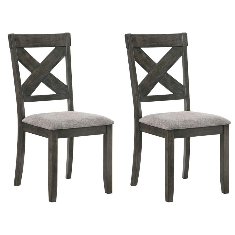 New Classic Furniture - Gulliver Side Chair-Rustic Brown (Set of 2) - D1902-20