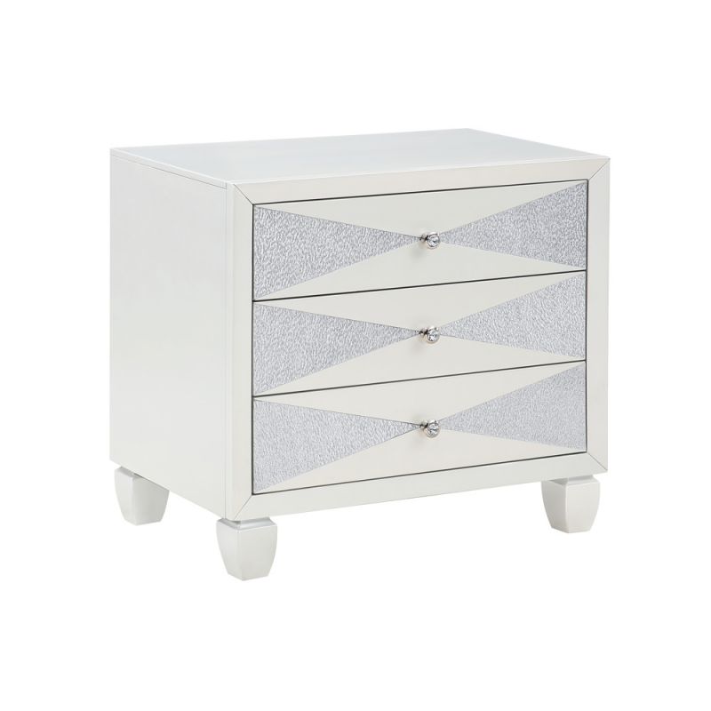 New Classic Furniture - Harlequin Nightstand-Platinum - B2021-040