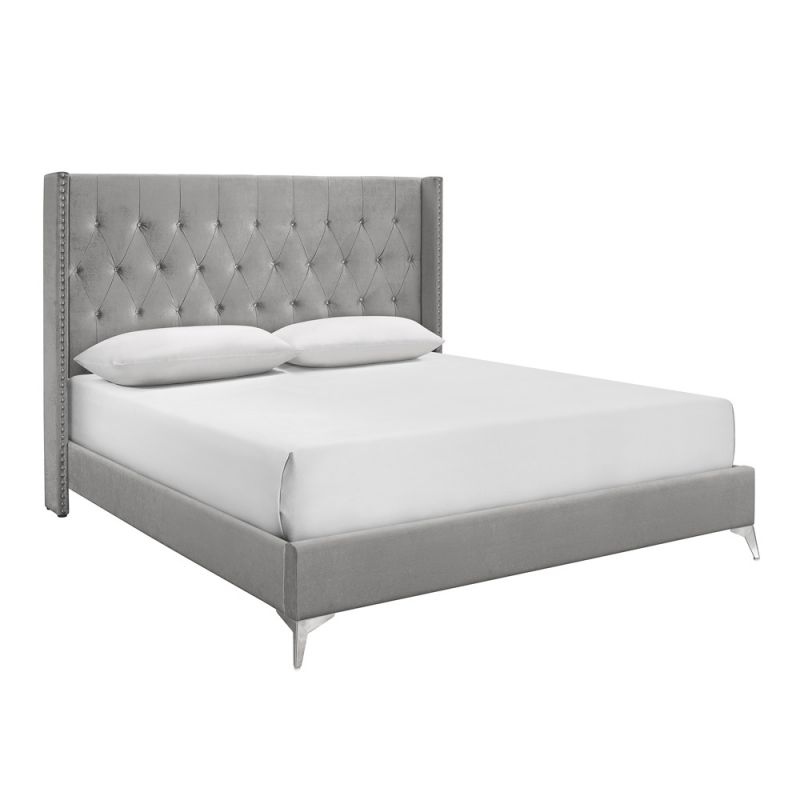 New Classic Furniture - Huxley  4/6 Full Bed Gray - 00-3365G-400