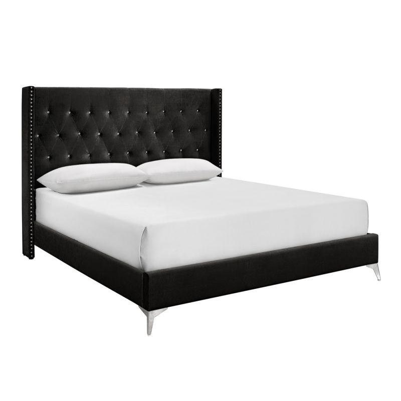 New Classic Furniture - Huxley 5/0 Queen Bed Black - 00-3365-300