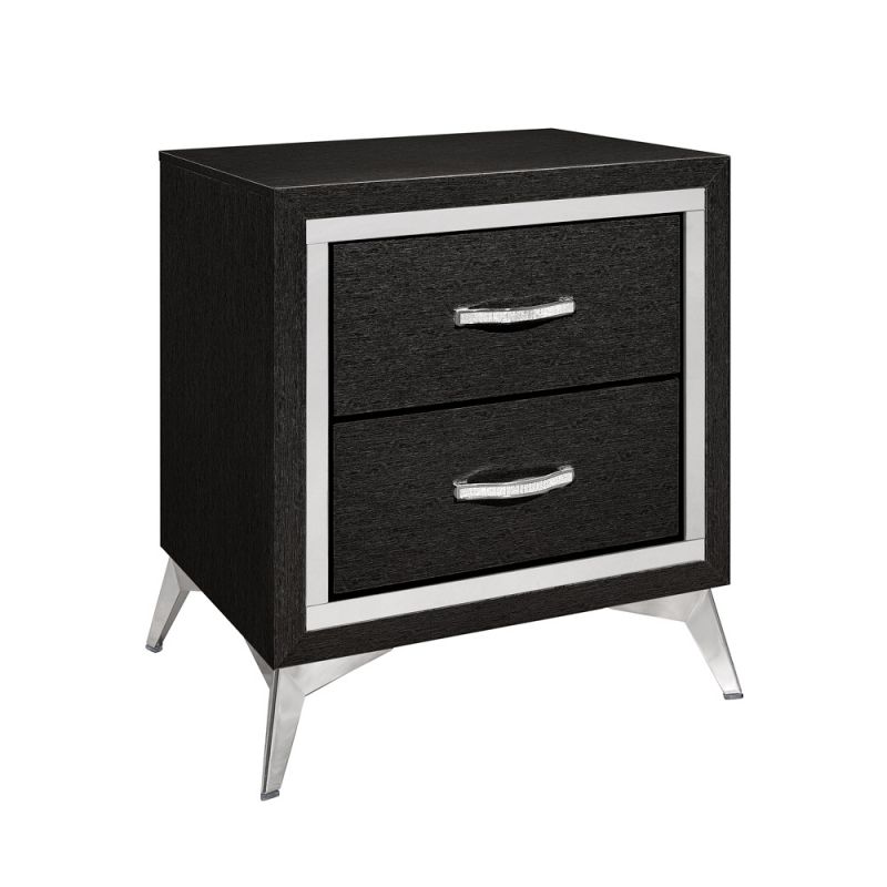 New Classic Furniture - Huxley Nightstand-Black - B3365-040