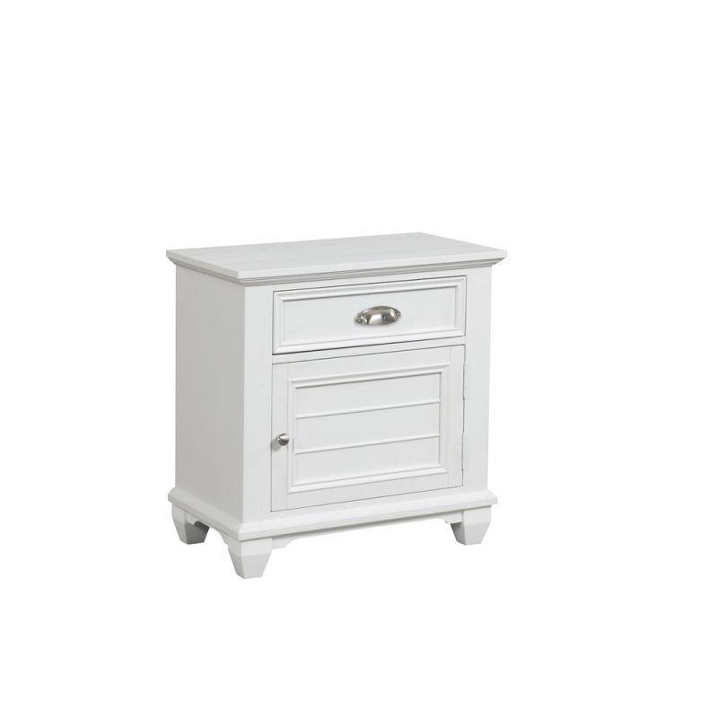 New Classic Furniture - Jamestown Nightstand- White - B2118-040