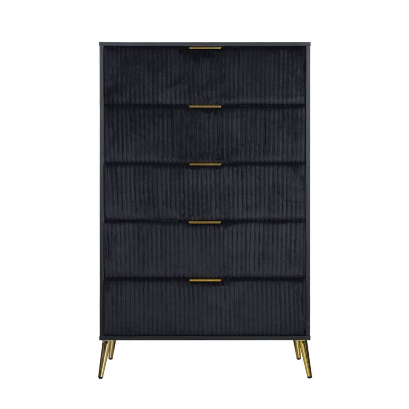 New Classic Furniture - Kailani Chest- Black - B4378K-070