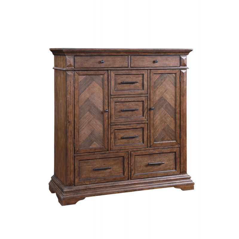 New Classic Furniture - Mar Vista Door Chest-Walnut - B658-075