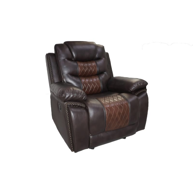 New Classic Furniture - Nikko Glider Recliner-Brown - U7005-13-BRN