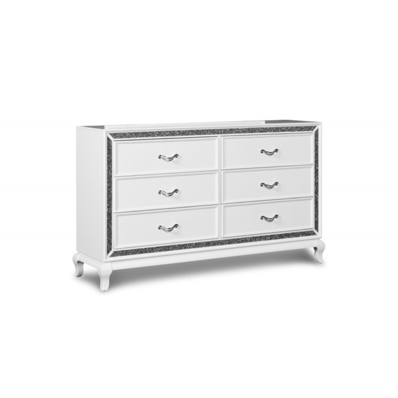 New Classic Furniture - Park Imperial Dresser-White - B0931W-050