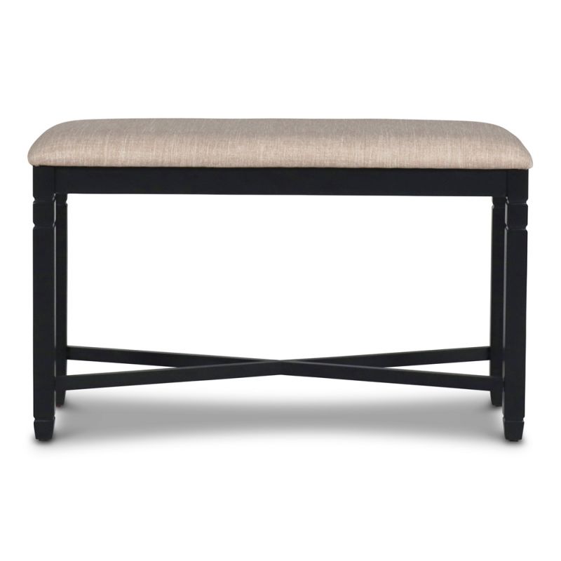 New Classic Furniture - Prairie Point Counter Backless Bench-Black - D058B-26