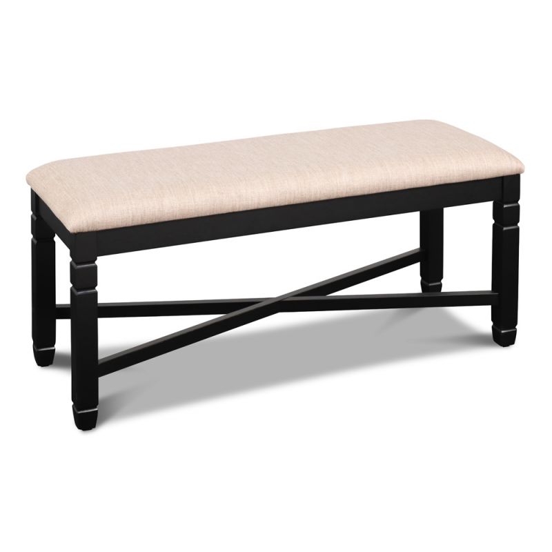 New Classic Furniture - Prairie Point Dining Bench-Black - D058B-25