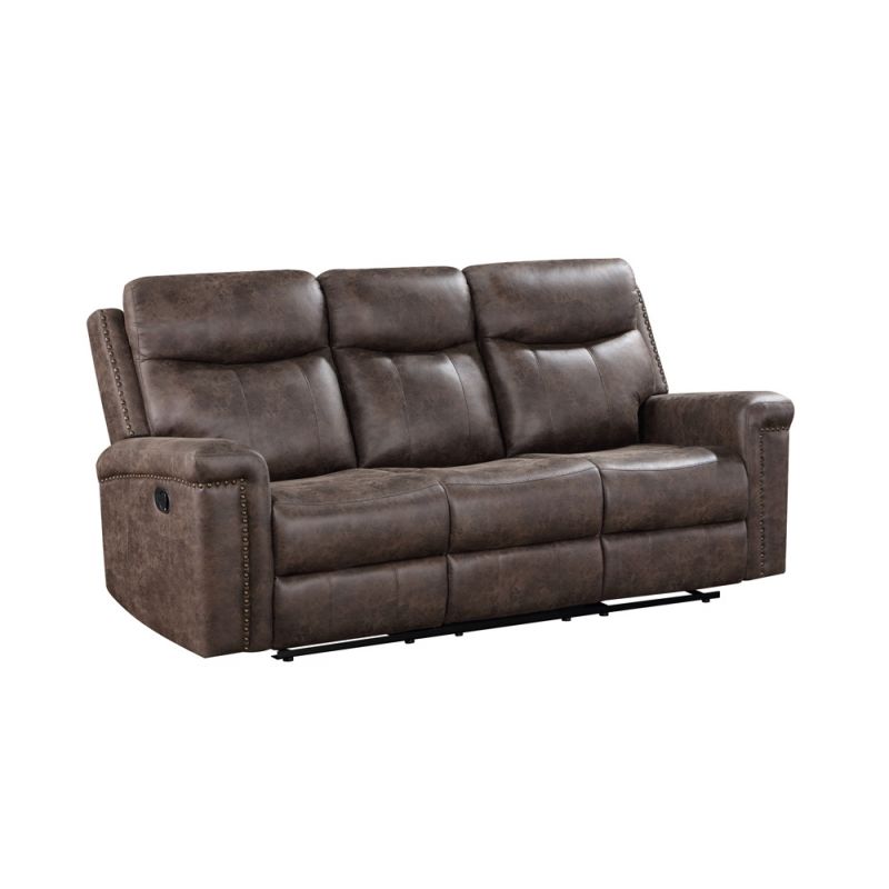 New Classic Furniture - Quade Sofa W/Dual Recliner-Mocha - U1798-30-MCH