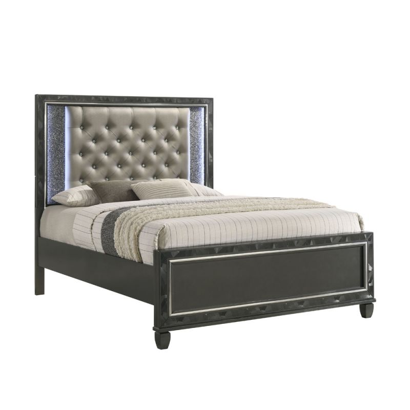 New Classic Furniture - Radiance Blk - 5/0 Queen Bed - 00-976K-300