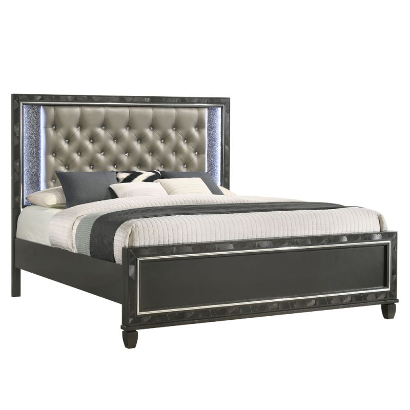 New Classic Furniture - Radiance Blk - 6/0 Wk Bed - 00-976K-200