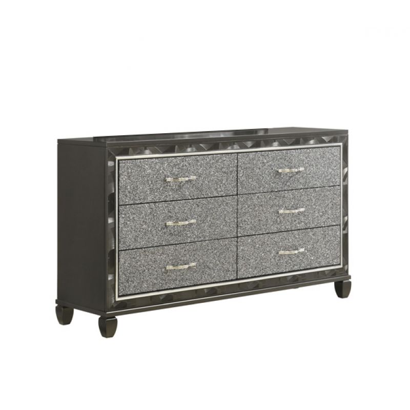 New Classic Furniture - Radiance Dresser-Black Pearl - B976K-050