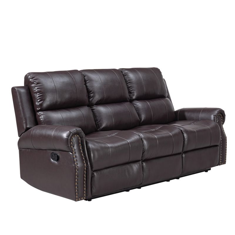 New Classic Furniture - Sierra  Sofa W/Dual Recliners-Brown - U9021-30-BRN