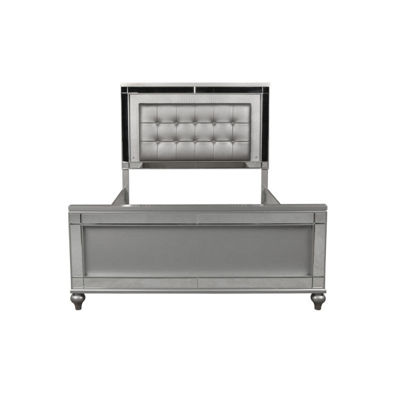 New Classic Furniture - Valentino Queen Bed - Silver - 02-9698S-300