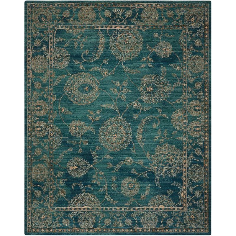Nourison - 2020 NR202 Teal 12'x15' Area Rug - NR202-99446364227_CLOSEOUT