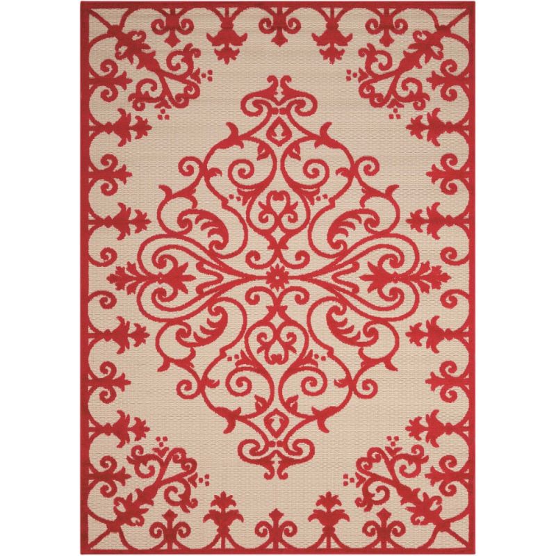 Nourison - Aloha ALH12 Red and White 9'6