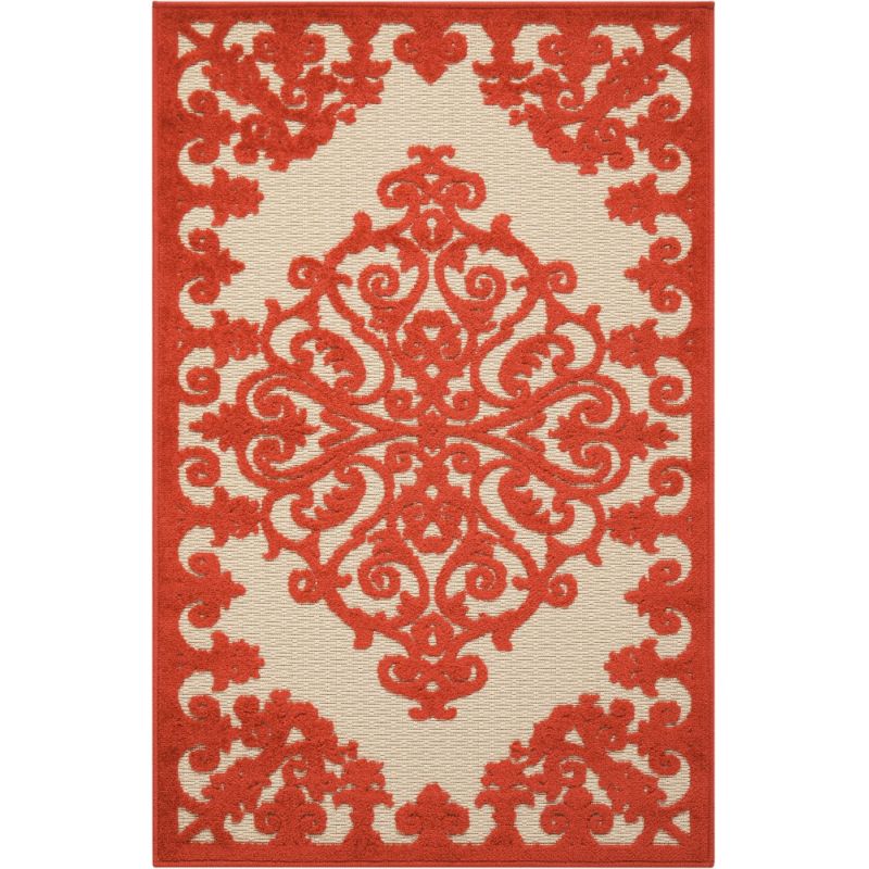 Nourison - Aloha ALH12 Red and White 2'8