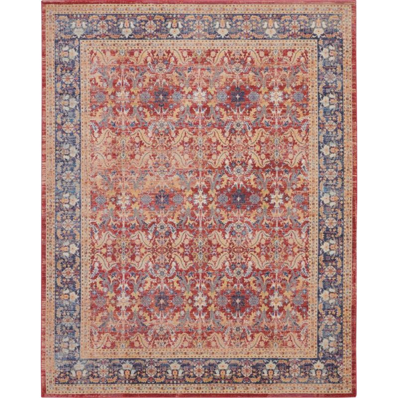 Nourison - Ankara Global ANR02 Red and Blue Multicolor 7'10