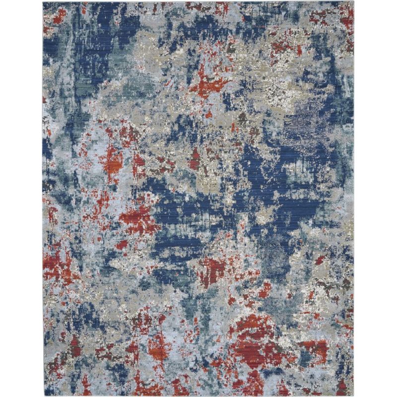 Nourison - Artworks ATW01 Blue and Red 9'6