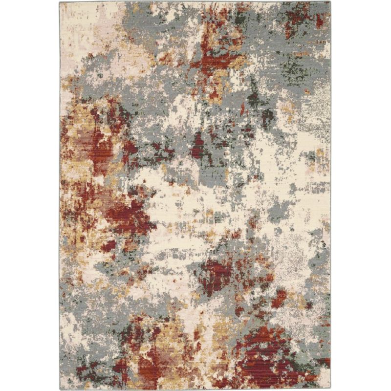Nourison - Artworks ATW01 Grey and Red 5'6