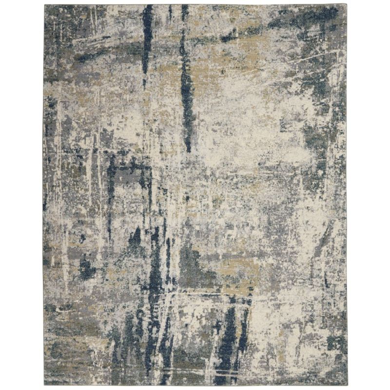 Nourison - Artworks ATW05 Blue and Grey 8'6