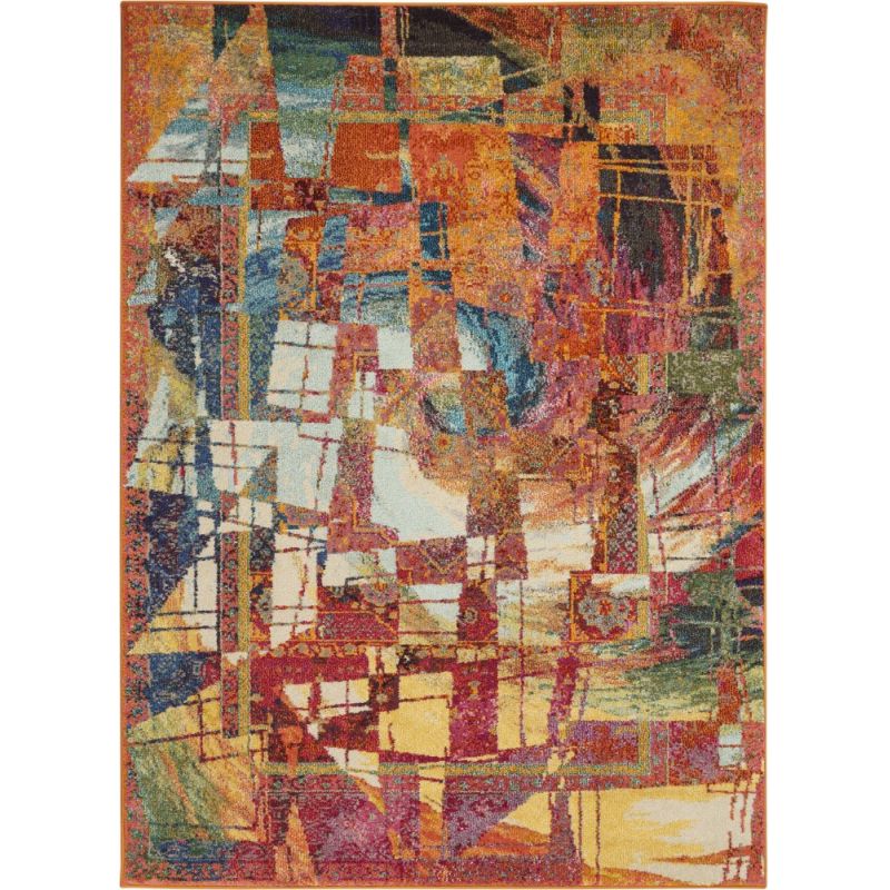 Nourison - Celestial CES06 Multicolor Abstract 3'11