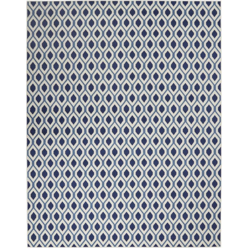 Nourison - Grafix GRF22 Blue and White 7'10