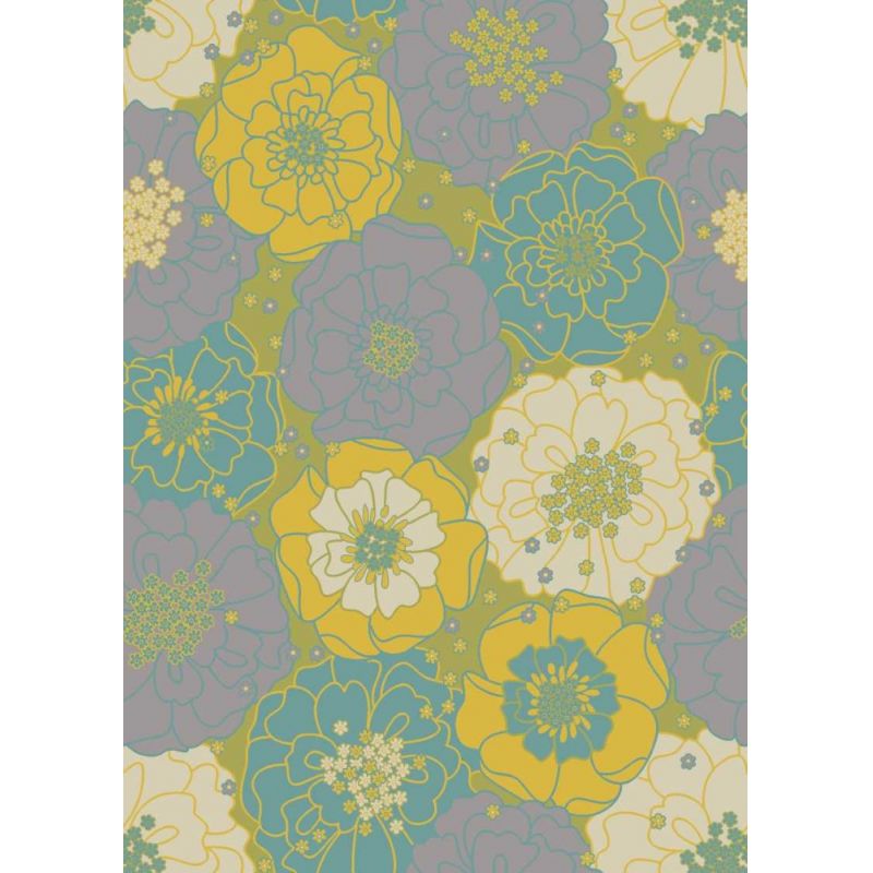 Nourison - Home & Garden RS021 Green 10'x13' Rug - RS021-99446111906_CLOSEOUT