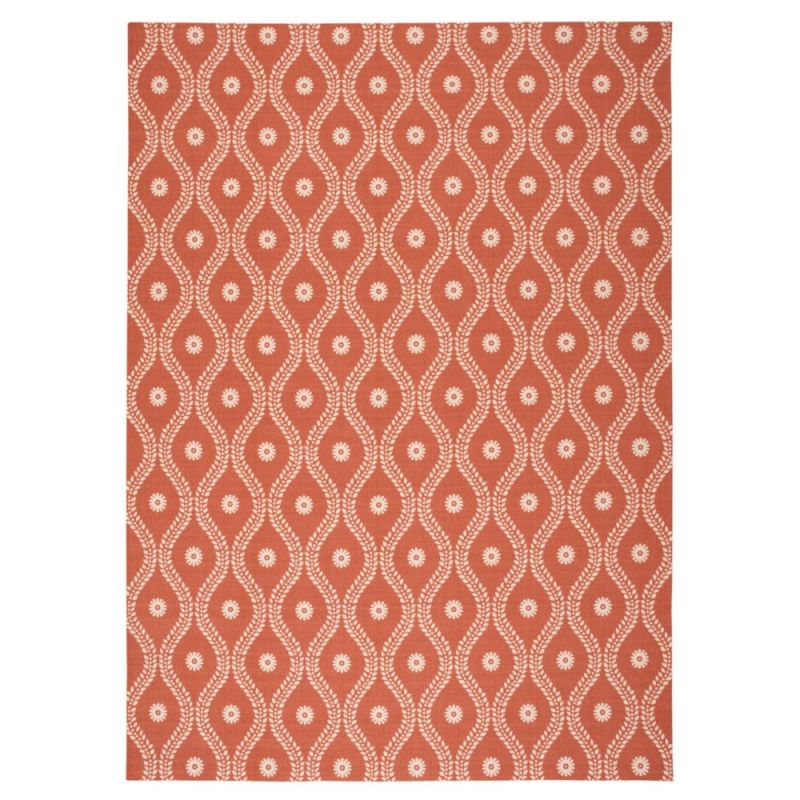Nourison - Home & Garden RS085 Red and Brown 7'9