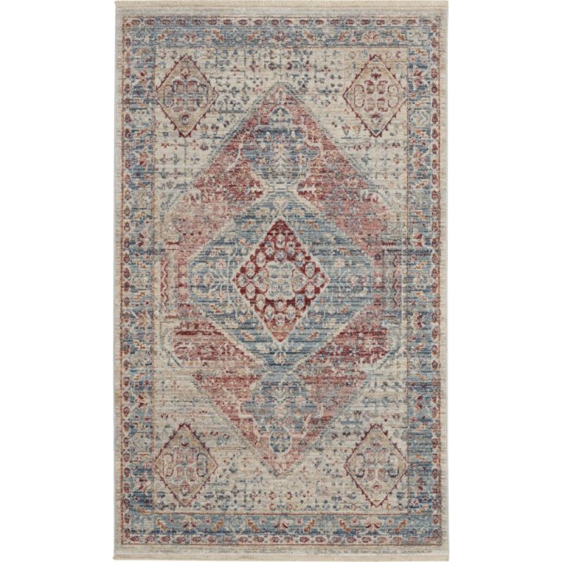 Nourison - Homestead 3'x5' Traditional Area Rug - HMS03-99446767691_CLOSEOUT