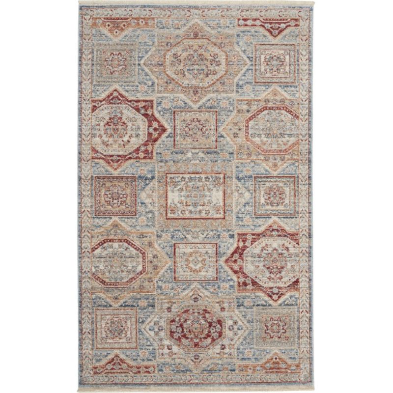 Nourison - Homestead 3'x5' Traditional Area Rug - HMS02-99446767592_CLOSEOUT