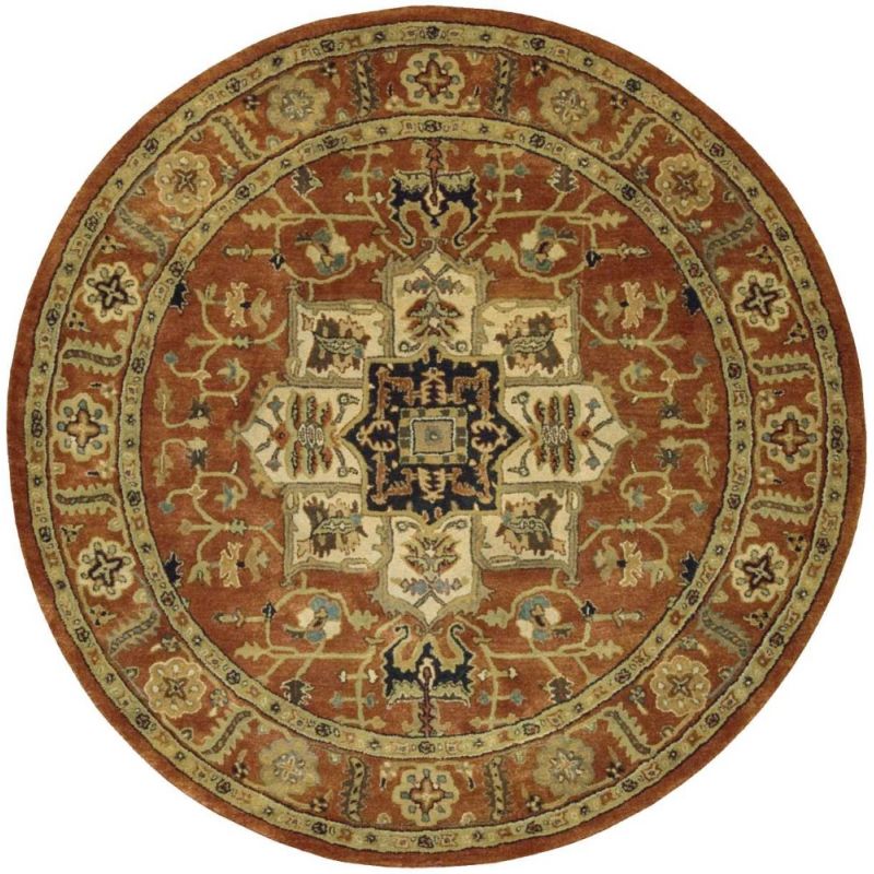 Nourison - Jaipur JA33 Red Multicolor 8' x Round Rug - JA33-99446342669_CLOSEOUT