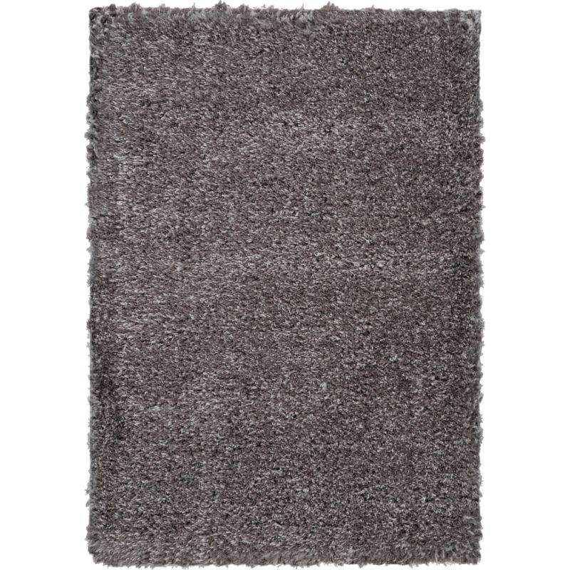 Nourison - Luxe Shag LXS01 Charcoal Grey 4'x6' Flokati Area Rug - LXS01-99446459251