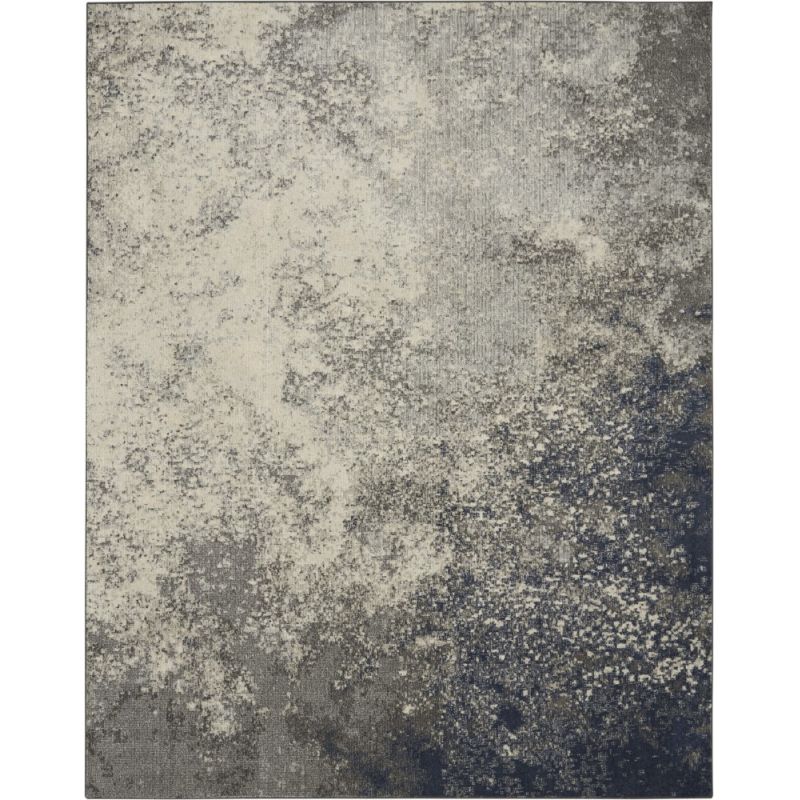 Nourison - Passion 8' x 10' Charcoal and Ivory Area Rug - PSN10-99446734440