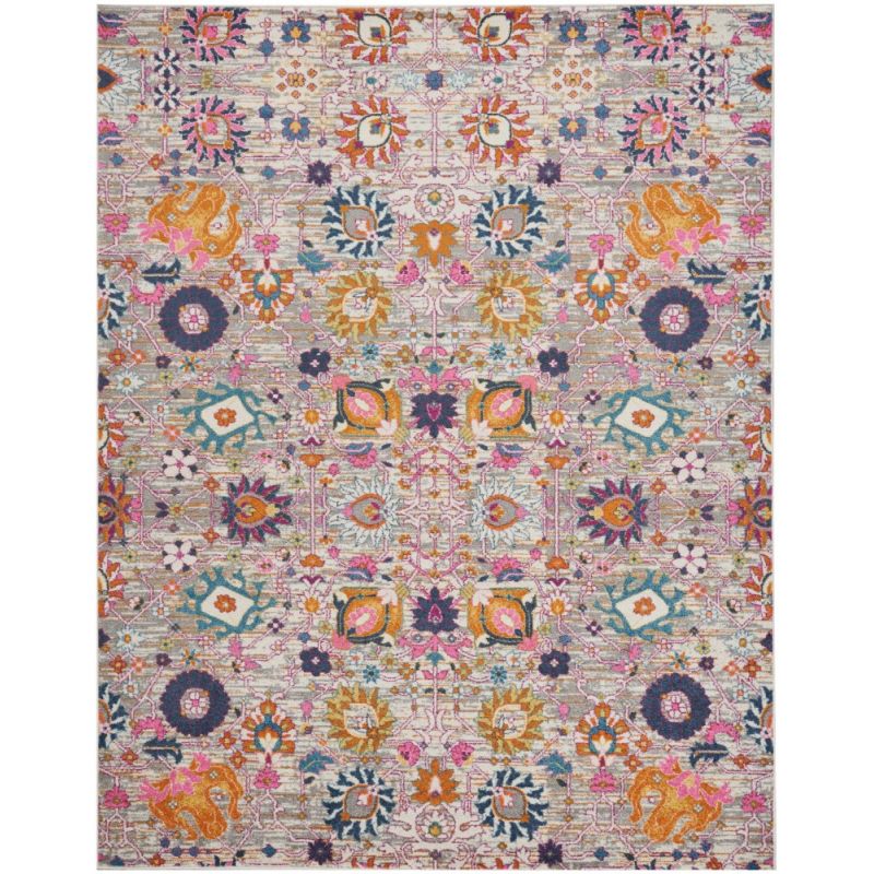 Nourison - Passion PSN01 Pink and Grey 8'x10' Large Rug - PSN01-99446387974