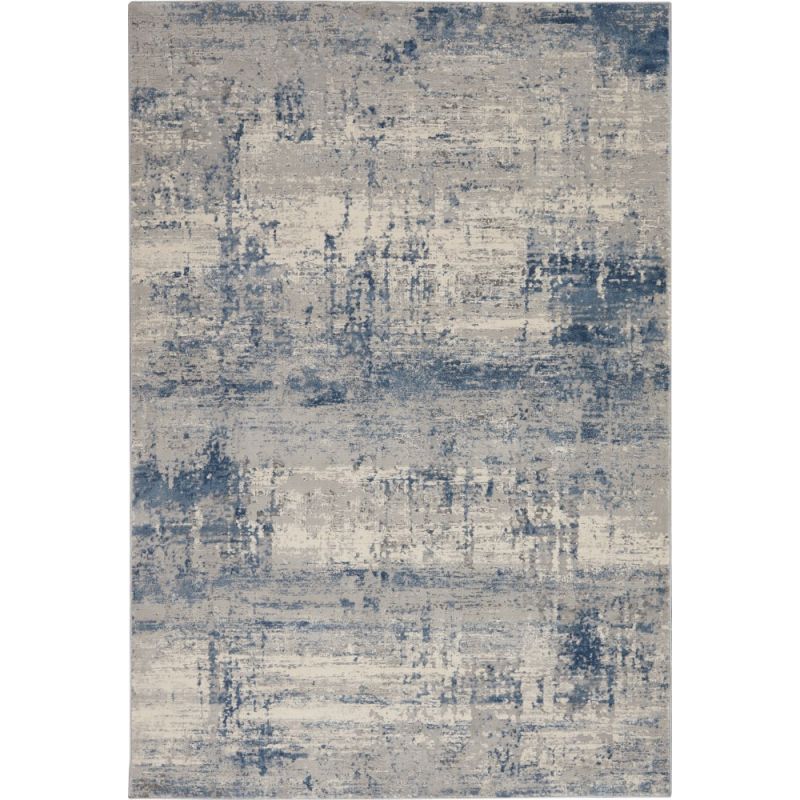 Nourison - Rustic Textures RUS10 Blue and Grey 3'11