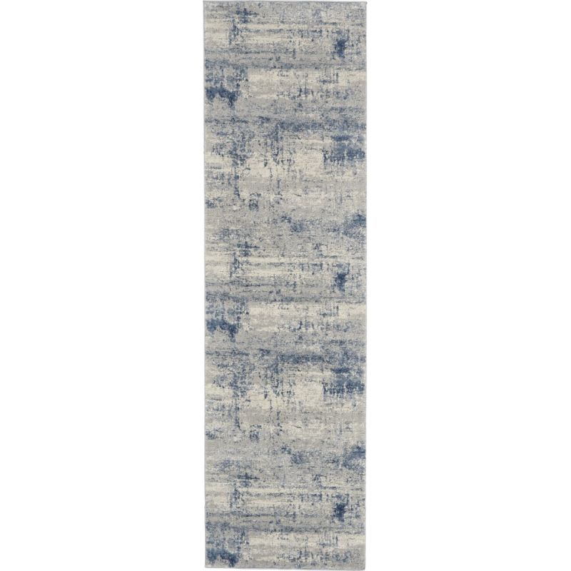 Nourison - Rustic Textures RUS10 Blue and Grey 2'2