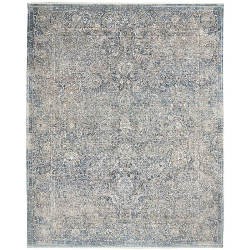 Nourison - Starry Nights 8'x10' Cream and Blue Vintage Area Rug - STN01-99446737489