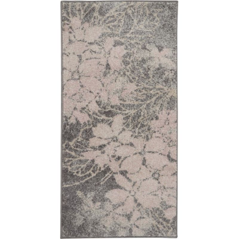 Nourison - Tranquil 2'x4' Pink and Bone Ombre Floral Small Rug - TRA08-99446486189