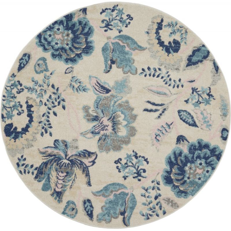 Nourison - Tranquil TRA02 Blue and White 5'3